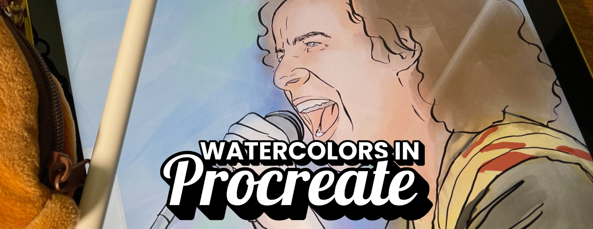 Watercolors in Procreate Digital Art Class